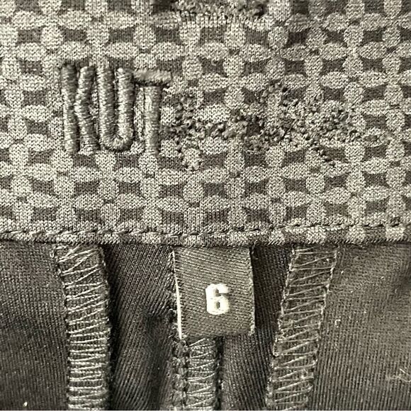 Women's Kut from the Cloth Black Skinny Spandex Career Pants sz. 6 #QQ - Picture 8 of 13